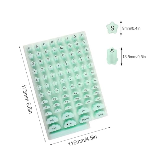 Fundas para teclado de portátil pensadas para escribir cómodamente con uñas acrílicas 5