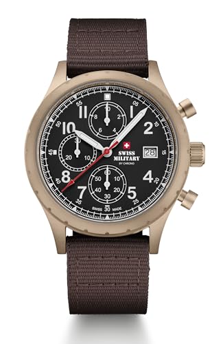Montre chronographe homme Swiss Military SM34117.09 doré rose le cadeau parfait pour marquer un moment