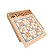 Holz Sudoku Spielzeug, Pädagogisches Lernen Puzzle Brettspiel Spielzeug, 29,8✕28,8✕5cm Mathe Brain Teaser Desktop-Spielzeug Mit Schublade, Eltern-Kind Ivstive Spiel, Suitabale Foer Jungen Mädchen