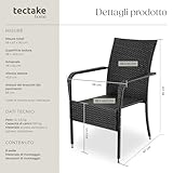 Zoom IMG-1 tectake set di 8 sedie Zoom IMG-1 tectake set di 8 sedie