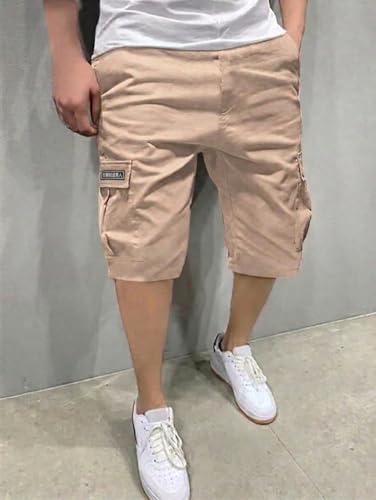 Image of Lymio Men Shorts | Men's Cargo Shorts | Regular Fit Casual Wear Short Pant for Men | Multi-Pocket Lightweight Cotton | Summer & Adventure Ready (SSM-S-05-08)