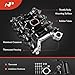 A-Premium Lower Intake Manifold Compatible with Kia Sorento 2011-2013, Sedona 2014 & Hyundai Santa Fe 2010-2012, 3.5L, Replace# 283103CAA0