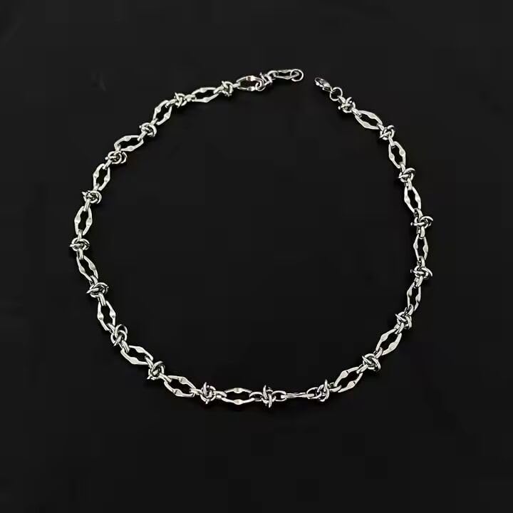 Image of THE MEN THING Chain for Men, Luxury Pure Titanium Steel Chain | Silver Stainless Steel Chain | Necklace Jewellery for Men & Boys