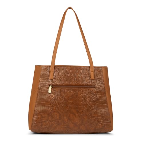 Image of Caprese Vani Large Satchel Bag for Women with Multiple Compartments for Organization and Comfort | Stylish, Durable, and Spacious Interior Shoulder Bag for Work, Travel, and Everyday Use