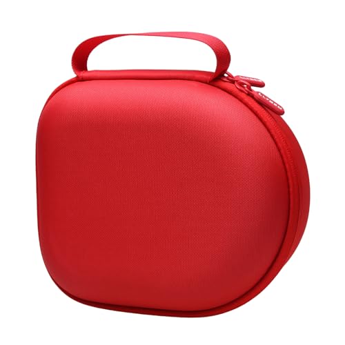 Image of Headphone Headset Case Compatible with JBL, Beats, Sony, Soundcore Anker, Raycon, TOZO, SteelSeries, Logitech, Jabra, Bose, Audio-Technica, Sennheiser Headphones, Red+Black
