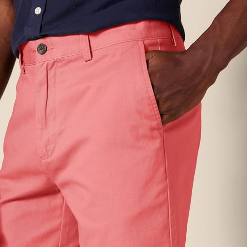 Amazon Essentials Men's Slim-Fit 7" Chino Shorts, Raspberry Red, 29 - image 5