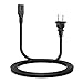 2 Prong Power Cord for Brother, Singer, Bernina, Baby-Lock, Viking, Pfaff Sewing Machine-6Ft Power Cable [UL Listed]