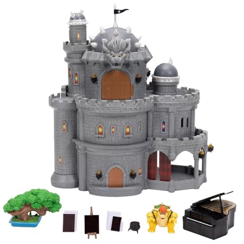 Nintendo Super Mario Galaxy Película   El Castillo de Bowser   Deluxe Playset Juguetes Toys