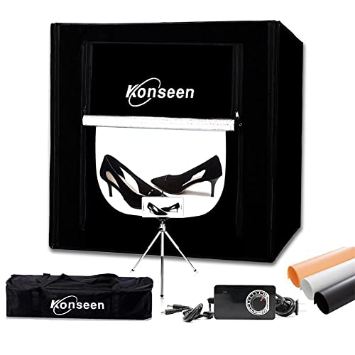 Amazon | Konseen 撮影ボックス 60x60x60cm 撮影キット 光度調整可能