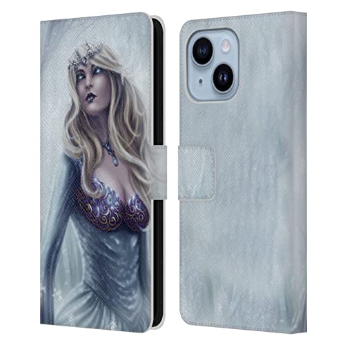 Coque portefeuille cuir iPhone 14 Plus art Tiffany Tito Toland-Scott