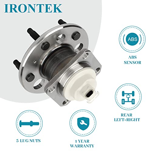 Rear Wheel Bearing And Hub Assembly 512150 For Buick 05-09 Allure, 05-09 Lacrosse, 00-05 For Chevrolet Impala (All Models), 01-05 For Pontiac Aztek (Fwd) Both Fit Left And Right 5 Lugs W/Abs #TOP1