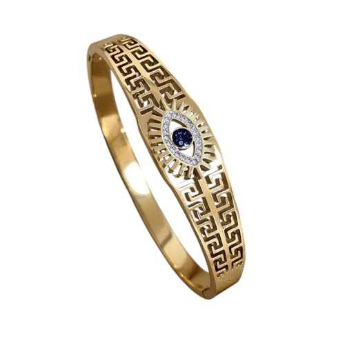 Bracelet Exquisite Stainless Steel Hollow Decorative Charm Bracelet Bangles With Rhinestones