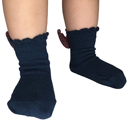 Cherion 6-Pairs Korean Version Of Four-Season Cotton Short Socks With Wings Baby Fashion Socks For Kid #TOP3