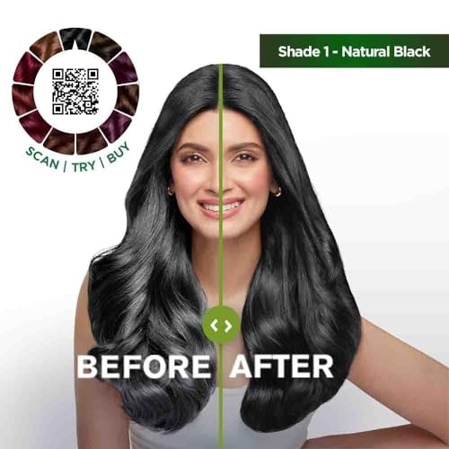 Garnier, Hair Colouring Creme, Long-lasting Colour, Smoothness & Shine, Color Naturals, Shade: 1 Natural Black, 70ml + 60g (PACK OF 2) 260g - Image 3