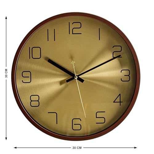 Image of SS25-ALUMINIUM DIAL Wall CLOCK-30.5 X 30.5 X 4.2CM-3524A042