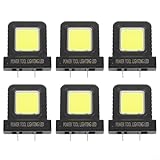 6PCS 14W LED Camping Lantern Compact Work Light Compatible with 20V 21V Power-Tool Lithium Batteries Adjustable Socket for Outdoor and Jobsite Use (6 pcs)