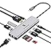 Produktbild Docking Station, Familycrazy 10 in 1 USB C Hub Multiport Adapter, Macbook USB C Adapter with Gigabit Ethernet, 100W PD, HDMI, USB C, 4 USB A, SD/TF