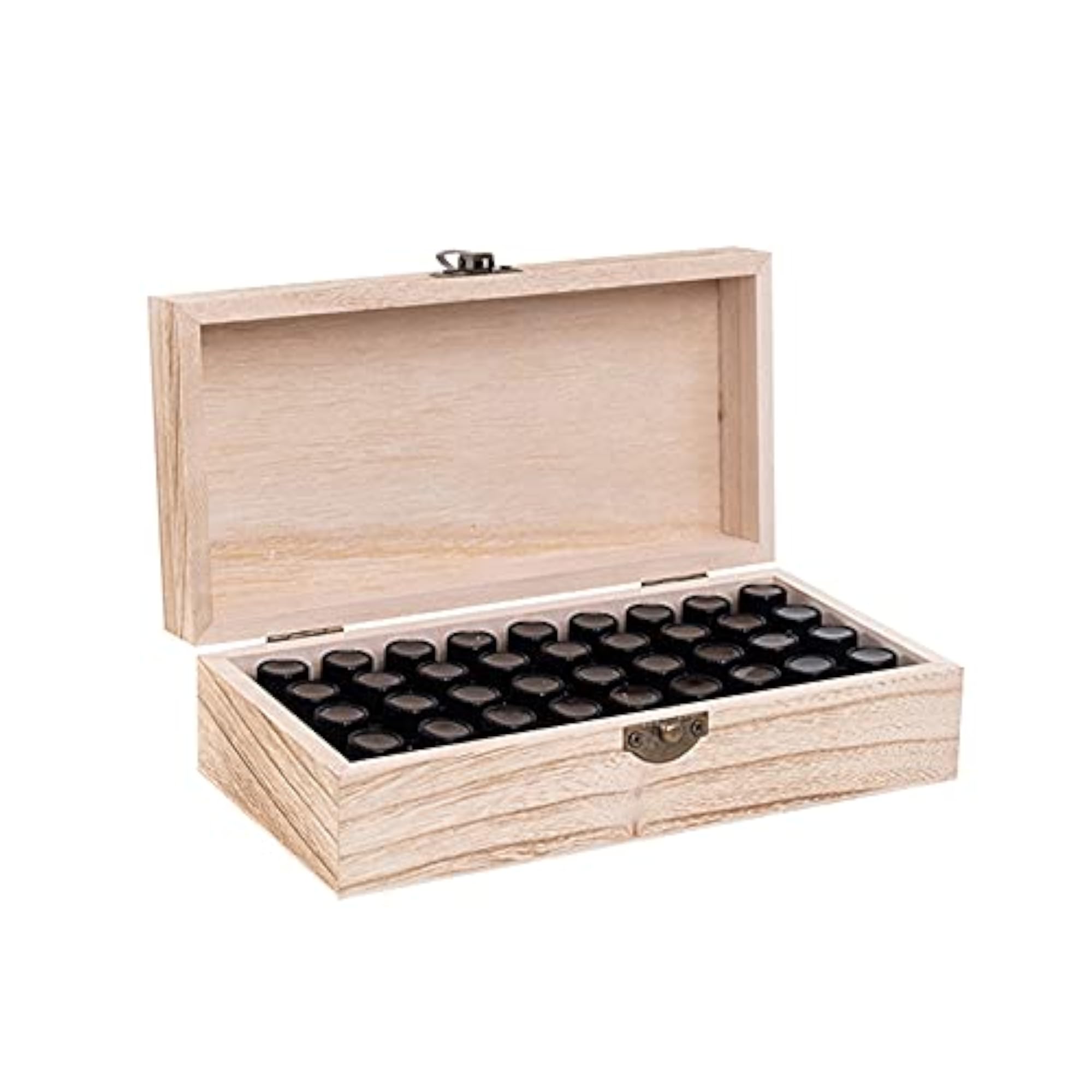 36 Slots Wooden Essential Oil Box Organizer