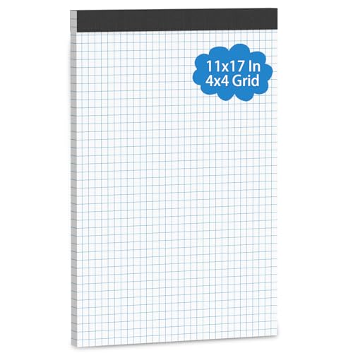 Papel de cuadrícula 11x17 contra la falta de espacio para dibujar planos y esquemas
