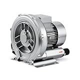 Byjoph Regenerative Blower High-Pressure Vortex Ring Blower 110V 60Hz Single Phase 0.4HP 33CFM for Sewage Aeration Aquarium Fish Pond