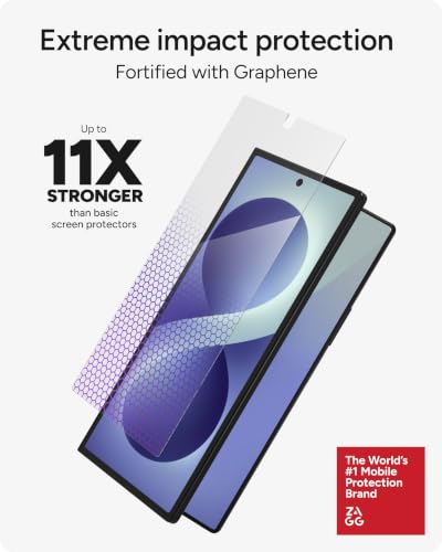 Image of ZAGG Glass XTR5 Samsung Galaxy Z Fold8 Ultra Screen Protector