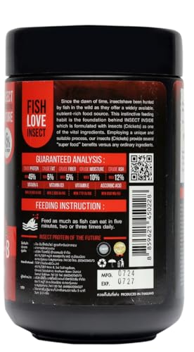 Image of Deep Goldfish Food | 350 g, Micro Floating Pellets | High Growth & Colour Enhancing | Insect (Cricket) Protein Formula