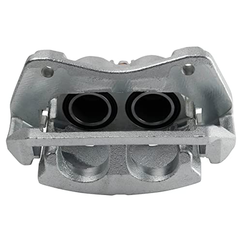 Image of TRQ Front Driver and Passenger Side Brake Caliper Set Caliper Brackets Hardware Compatible with 07-13 Acura MDX 10-13 ZDX