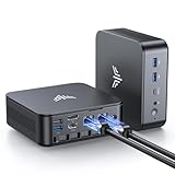 ミニpc にPD給電 デュアル銅管冷却 AMD Ryzen 5 3500U搭載 M.2 NVMe SSD デュアル有線LAN対応「32GB DDR4+4TB SSD（拡張可能）」 mini pc 3.7GHz 4C/8T ミニpc ryzen フル機能Type-C 3画面HDMI/DP/4K出力可能 小型PC 静音設計 WiFi5/BT4.2 小型パソコン 16GB+512GB