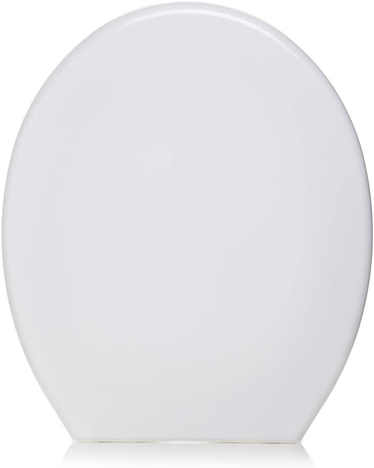 wilko White Functional Bathroom Toilet Seat Made from Durable Plastic