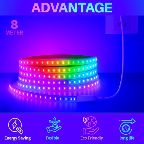One94Store 8M Multicolor LED Rope Light - Image 4