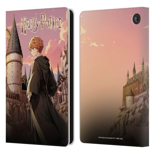 Étui portefeuille Harry Potter Ron Weasley pour Amazon Fire 7 2022 en cuir