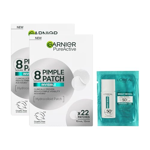 Pimple Patch 22'li Sivilce Bandı/Hidrokolloid Bant x2 & L'Oreal Paris Bright Reveal UV Hediyeli
