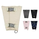 Colulu チャイルドキーパー チャイルドシート 抜け出し 防止 左右一体型 Wロック付 つけっぱなしでOK シートベルト カバー 抜け出し防止 抜け出し防止ベルト チャイルドキーパー ハーネスクリップ ベルト 自転車 チャイルドシート マット 1歳 ジュニアシート ベビーカー ベージュ (くま柄)