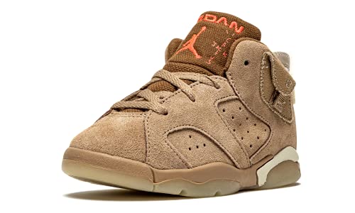 Jordan Toddler Air Jordan 6 Retro TD DH0692 200 Travis Scott - British Khaki - Size4