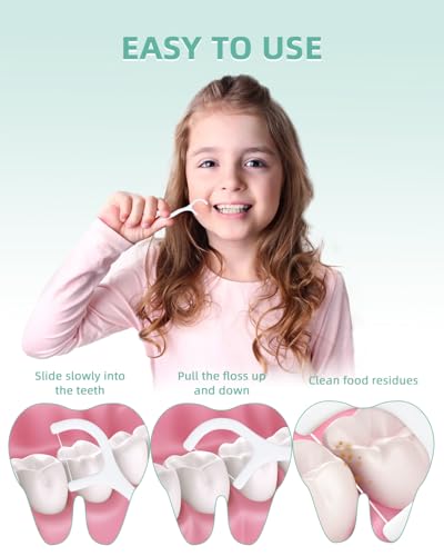 600 Stück Zahnseide Stick, Zahnseide, Zahnreinigung, Zahnstocher Stick, Einweg-Zahnseide Sticks für die Zahnpflege - Zahnreinigung Sticks für die Entfernung von Plaque und Speisereste