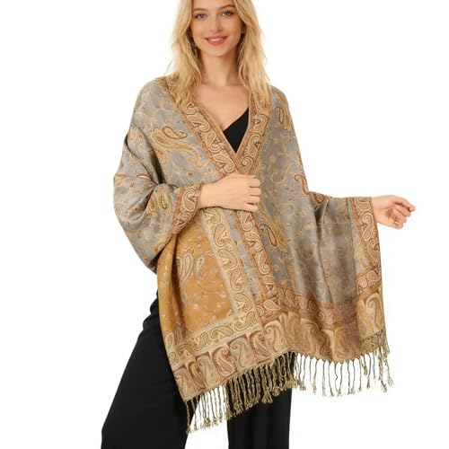 Frouen Women Pashmina Shawls and Wraps Scarf, Winter Long Sh