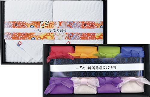 シャディ 初代田蔵 新潟県産コシヒカリ 今治タオルギフト 4589612930173