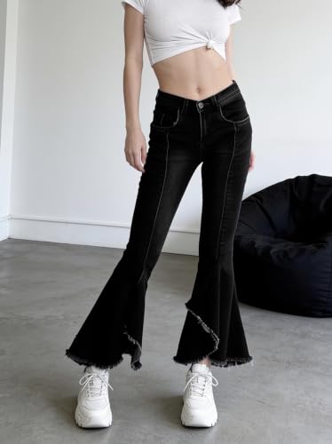 Image of Nifty Women's Denim Stretchable High Rise Flared Jeans