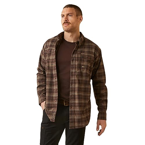 Image of Ariat Men's Rebar Flannel DuraStretch Work Shirt