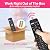 NH500UP Replace Remote Compatible with Philips TV Remote Control with Pink Glowing Cover for NH500U NH500UW NH503UP with Battery for Philips Smart TV Remote