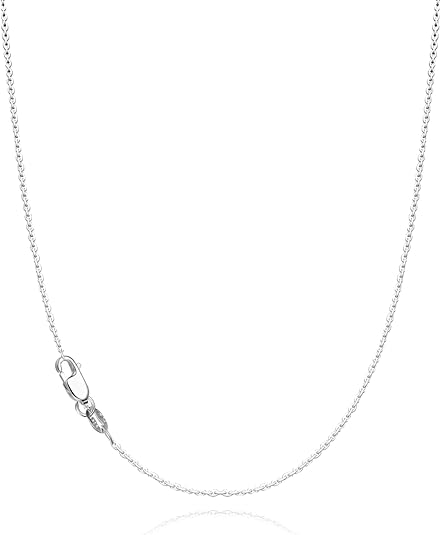 Gold Plated Sterling Silver Chain Necklace: Non-Tarnish and Durable