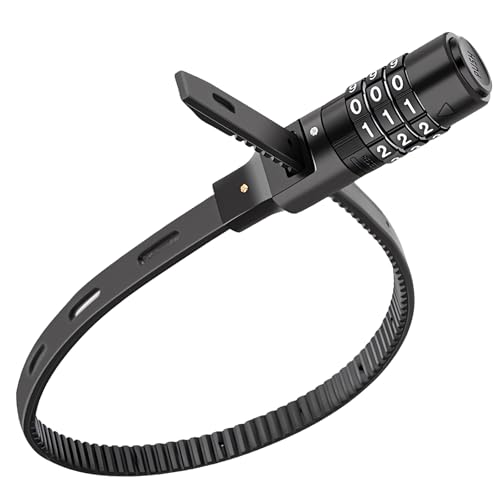 Fahrradschloss,Kabelbinder Schloss auch,Extrem leichtes Zahlenschloss,E-Scooter Schloss leichtes Zahlenschloss,mit Zahlencode Kabelschloss 3,Helmschloss Skischloss für Rennrad Scooter Roller