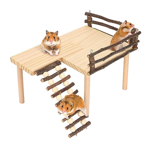 Kit plateforme d'escalade hamster en bois pour éviter l'ennui en cage - 2