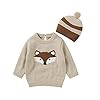 Sweatshirt baby kinderen meisjes jongens gebreide trui ronde hals lange mouwen cartoon print warm gebreide trui…
