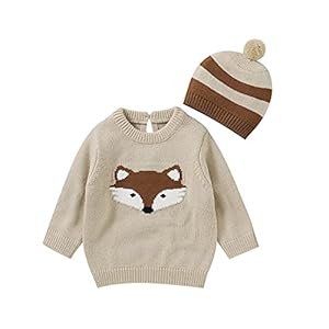 Sweatshirt baby kinderen meisjes jongens gebreide trui ronde hals lange mouwen cartoon print warm gebreide trui…