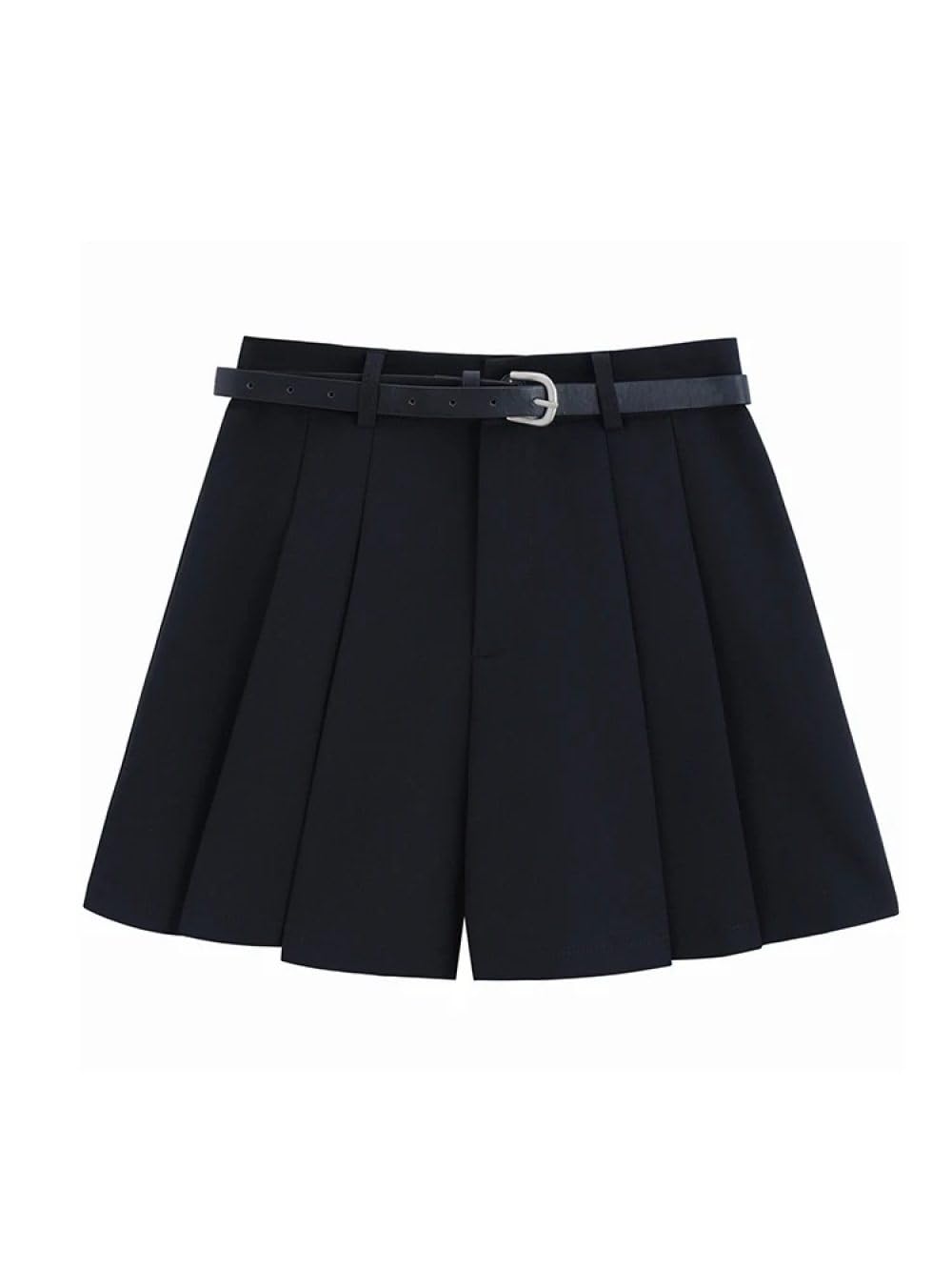 Falda Corta De Mujer - Pantalones De Falda Plisados para Mujer, Estilo Preppy De Verano, Falda De Cintura Alta, Pantalones Cortos De Falda De Línea A