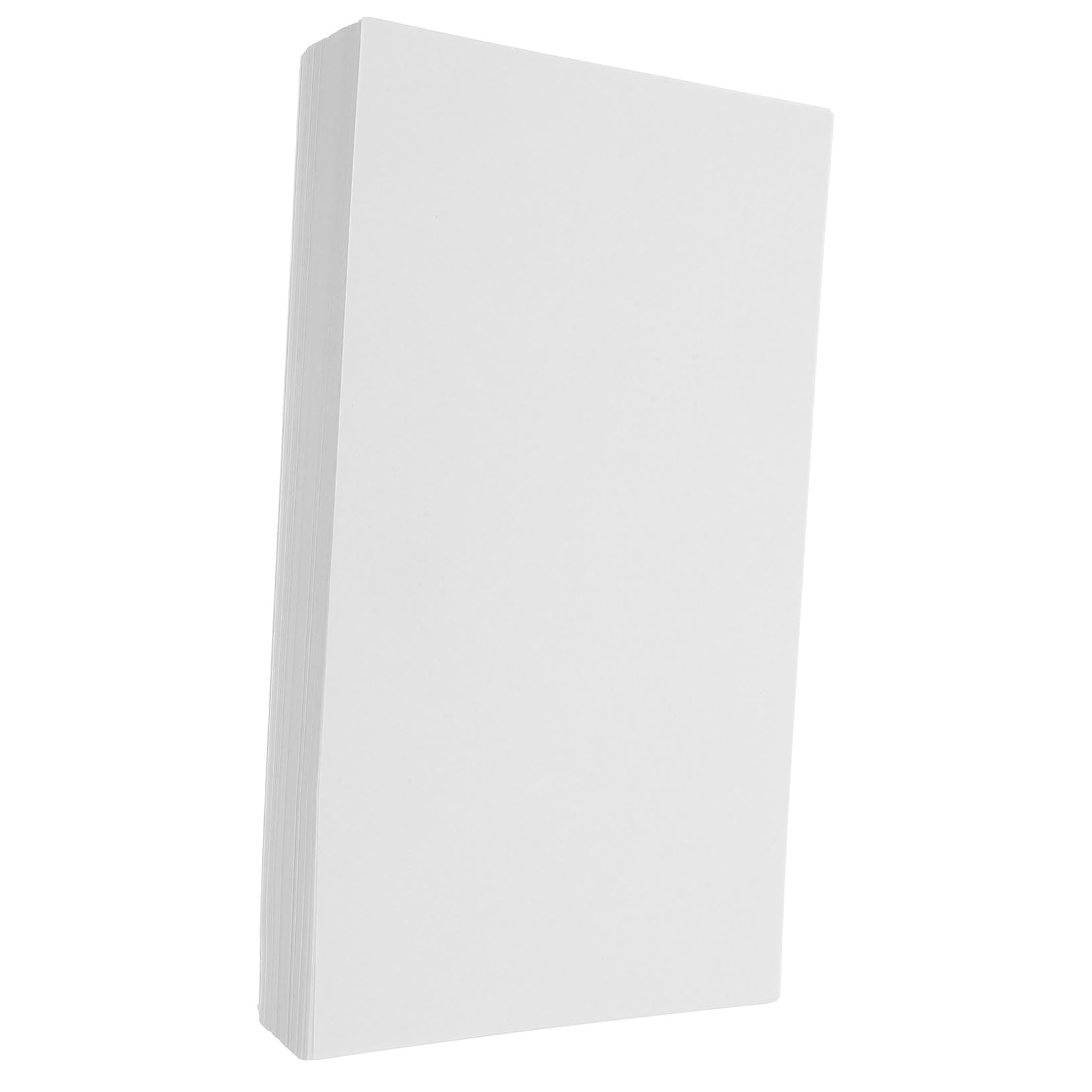BESTonZON 500 Blatt Weißes Papier für Bastelarbeiten und Drucken Leeres Multifunktionspapier mit Druckqualität für Büro und Scrapbooking