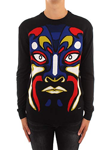 Maglia Custo Barcelona homme t-shirt noir manches longues 4104