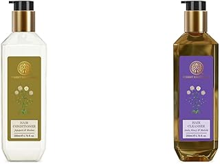 Forest essentials Hair Conditioner Japapatti & Brahmi 200ml & Forest Essentials Hair Cleanser, Amla, Honey and Mulethi, 200ml-picture-34