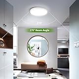Litglobe LED Ceiling Light,24W 2400LM Bathroom Light,6500K Cool White Bathroom Lights Ceiling,Flush Ceiling Light for Living Rooms Bedroom Kitchen Porch Hallway,Ø15CM - Image 2